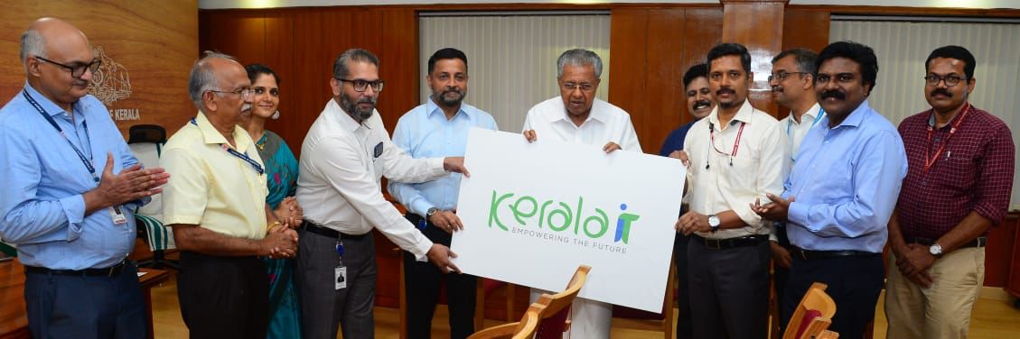 CM LAUNCHES KERALA IT’S NEW LOGO IN MALAYALAM LETTERING STYLE